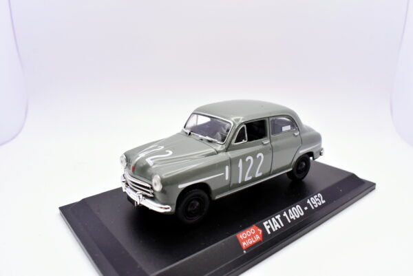 Modellini auto 1000 MIGLIA scala 1:43 FIAT 1400 diecast collezione ixo - Image 2
