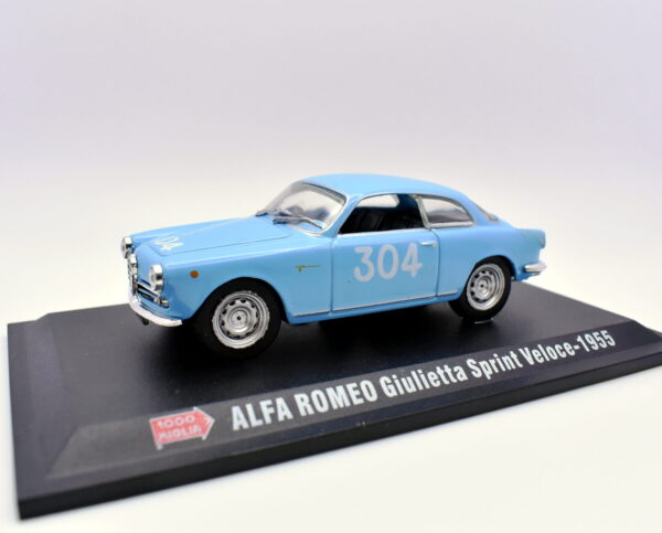 Modellini auto 1000 MIGLIA scala 1:43 ALFA ROMEO GIULIETTA SPRINT VELOCE diecast collezione ixo