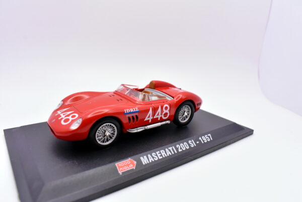 Modellini auto 1000 MIGLIA scala 1:43 MASERATI 200 SI diecast collezione ixo - Image 2