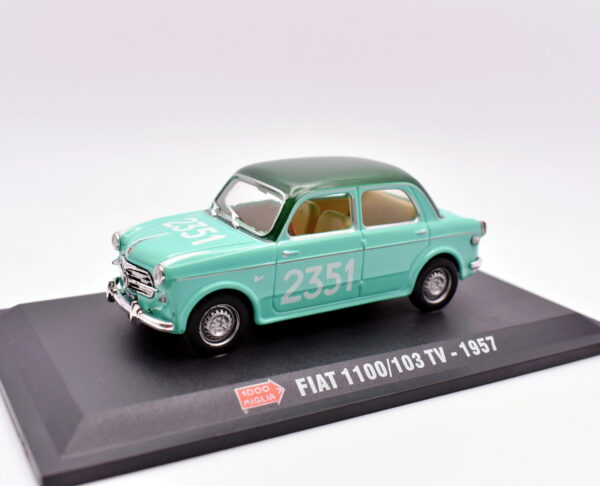 Modellini auto 1000 MIGLIA scala 1:43 FIAT 1100/103 TV diecast collezione ixo