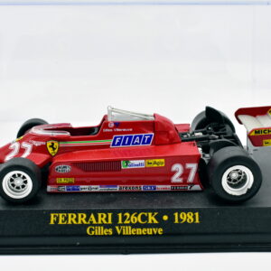Modellini Ferrari f1 scala 1:43 formula 1 auto da collezione 126CK Villeneuve