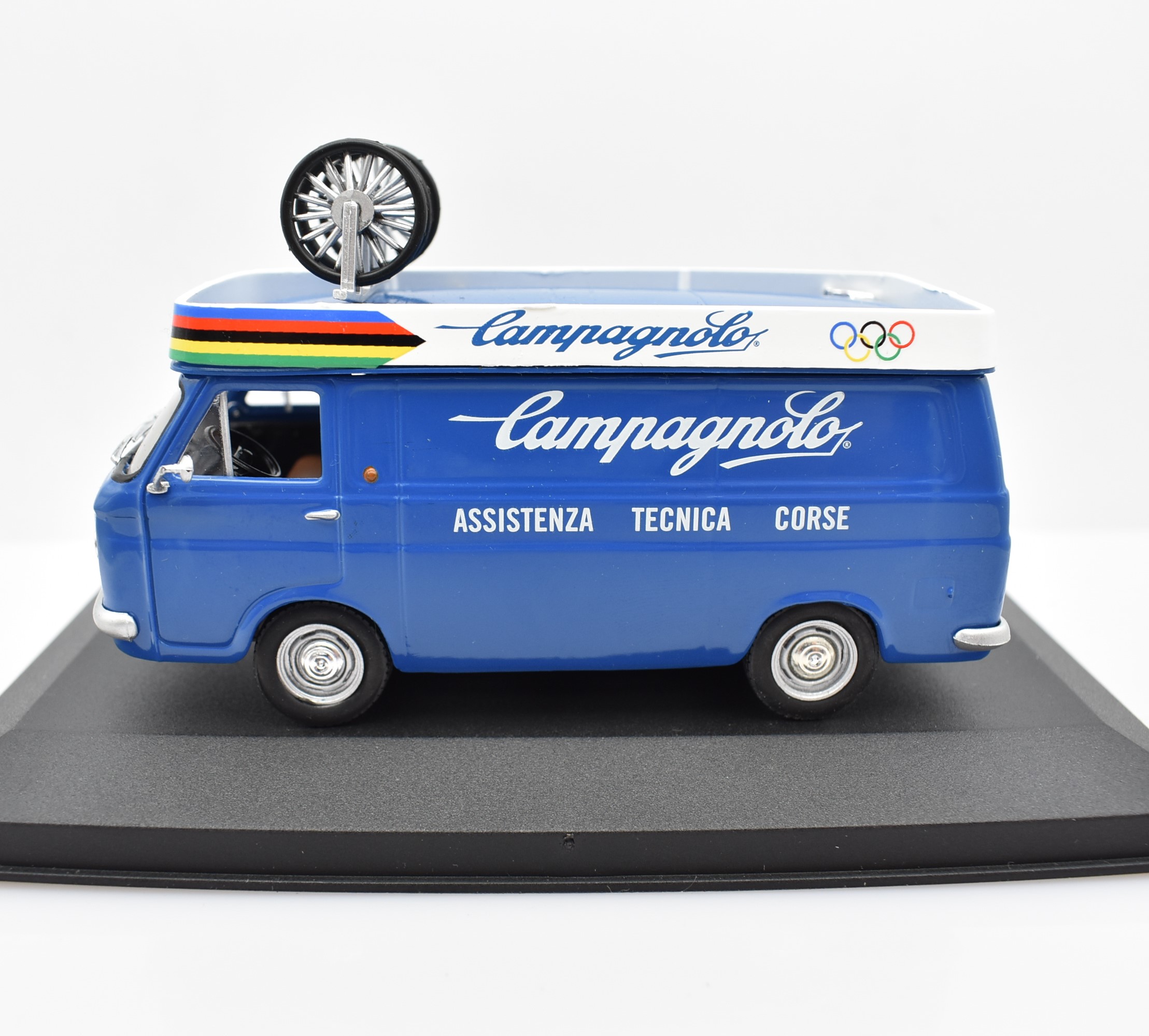 modellini furgone FIAT 238 CAMPAGNOLO veicoli pubblicitari d'epoca scala 1:43 da collezione