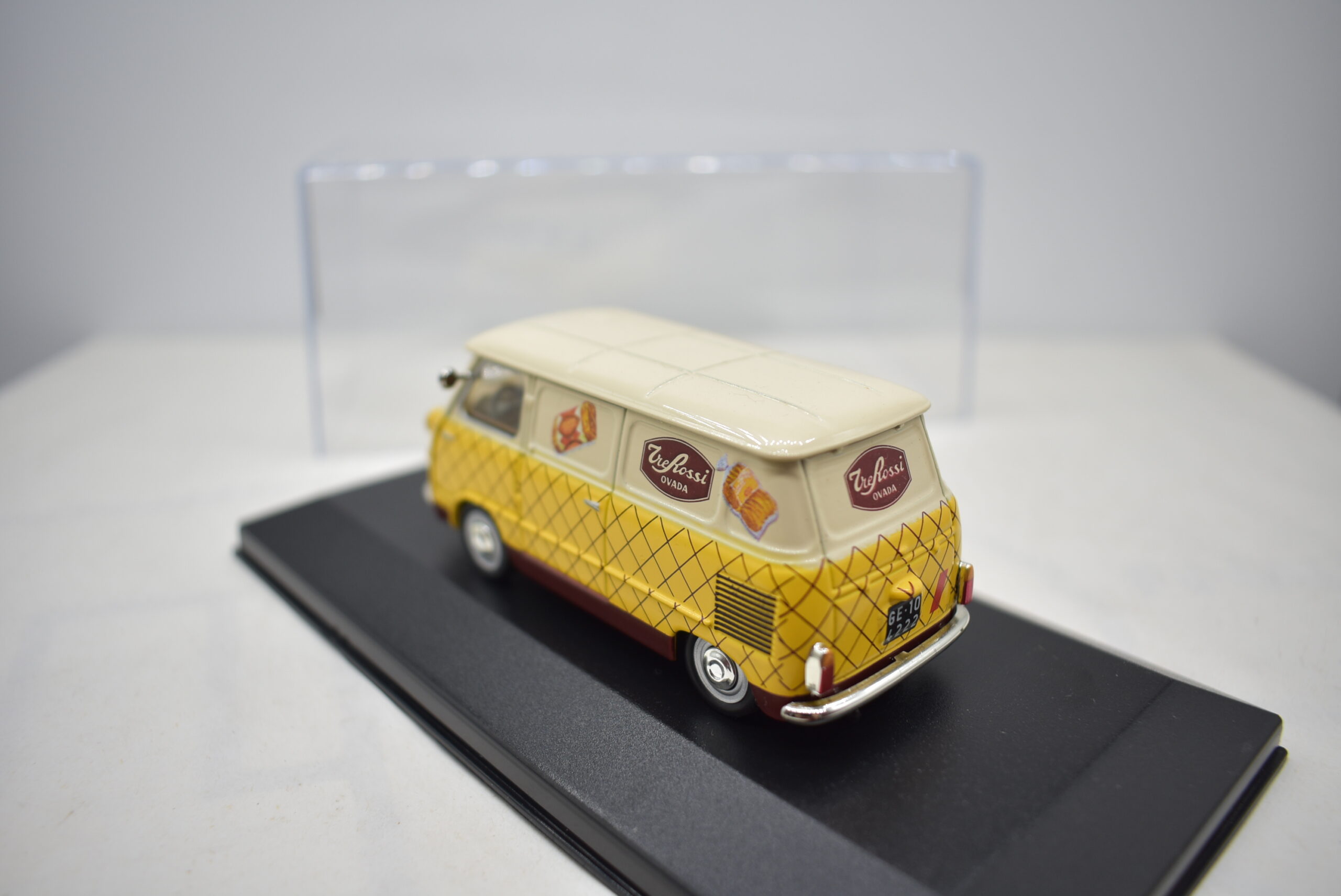 modellini furgone FIAT 600 M TRE ROSSI veicoli pubblicitari d'epoca scala 1:43 collezione - Image 3