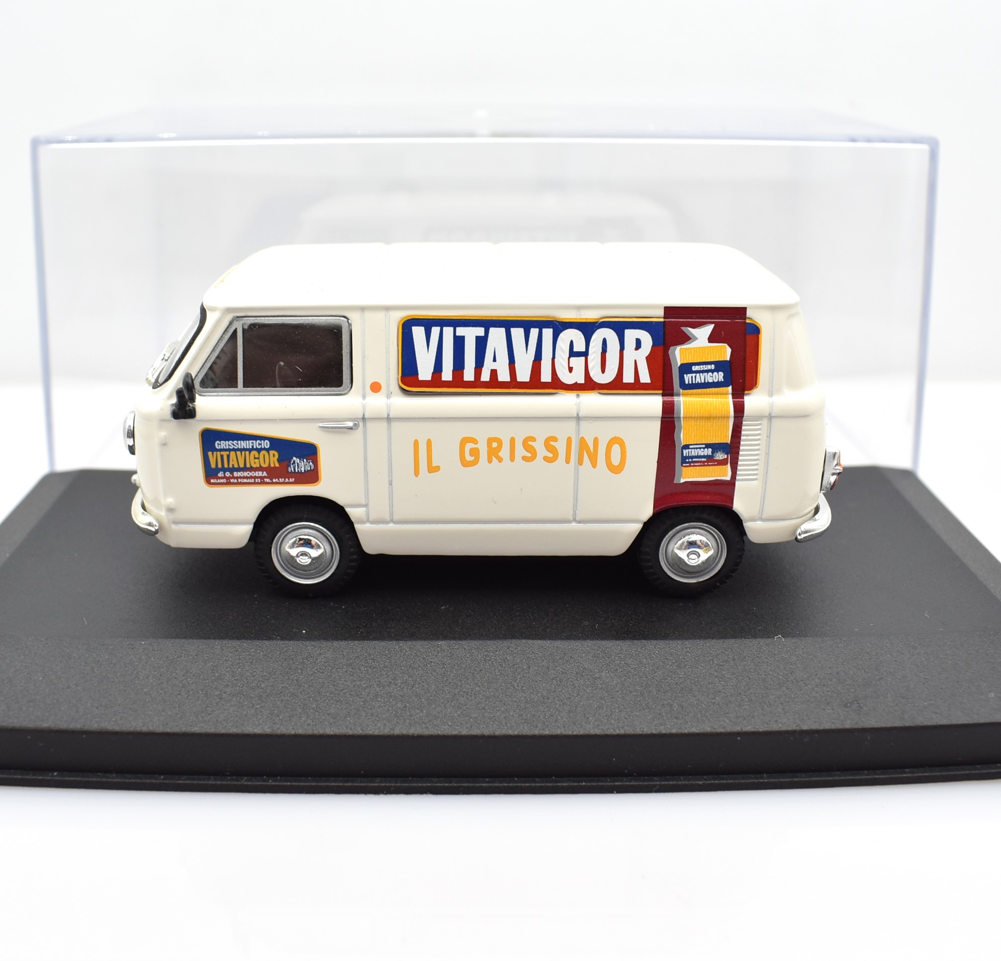 modellini furgone FIAT 850 T VITAVIGOR veicoli pubblicitari d'epoca scala 1:43 collezione