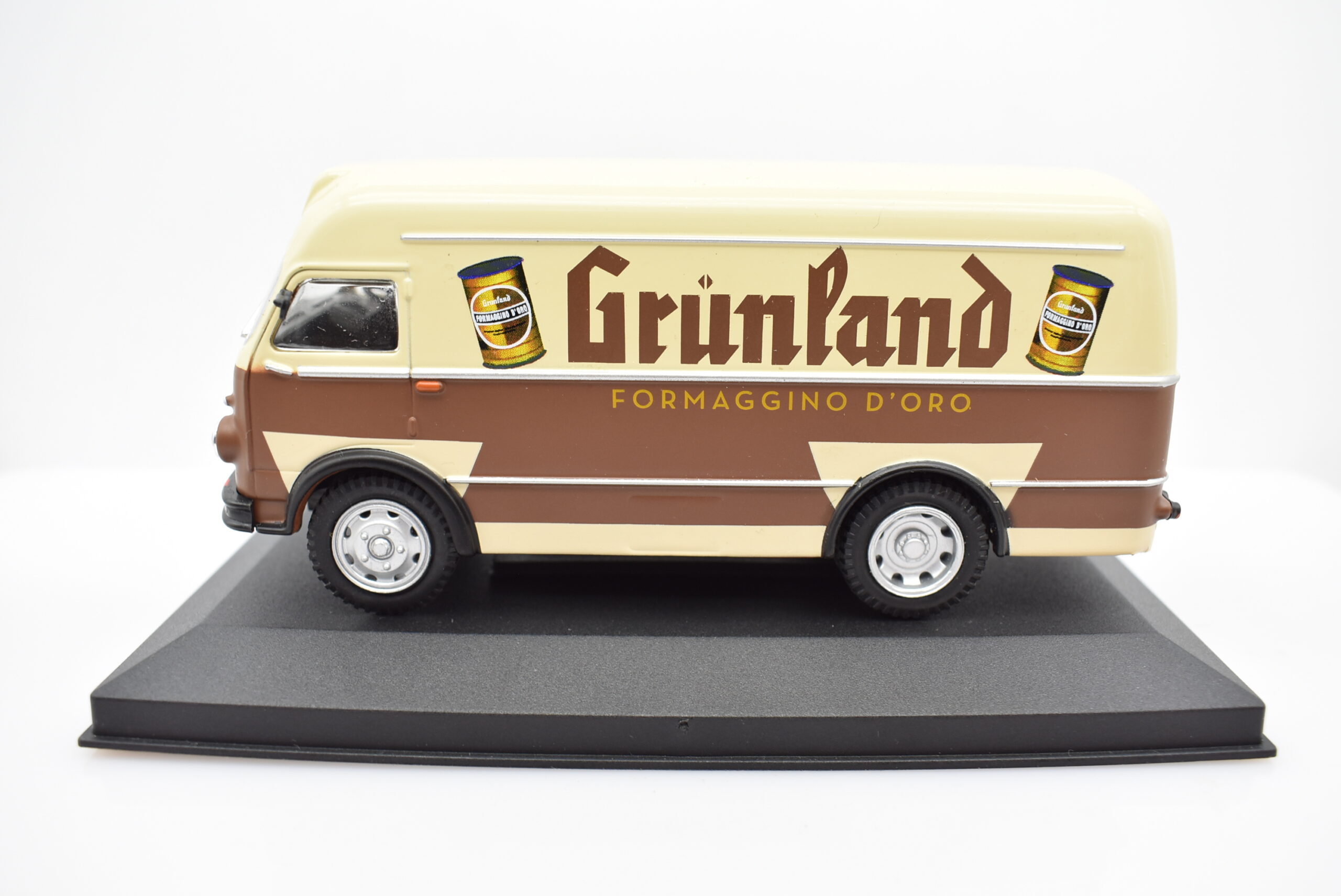 modellini furgone OM LEONCINO GRUNLAND veicoli pubblicitari d'epoca scala 1:43 collezione