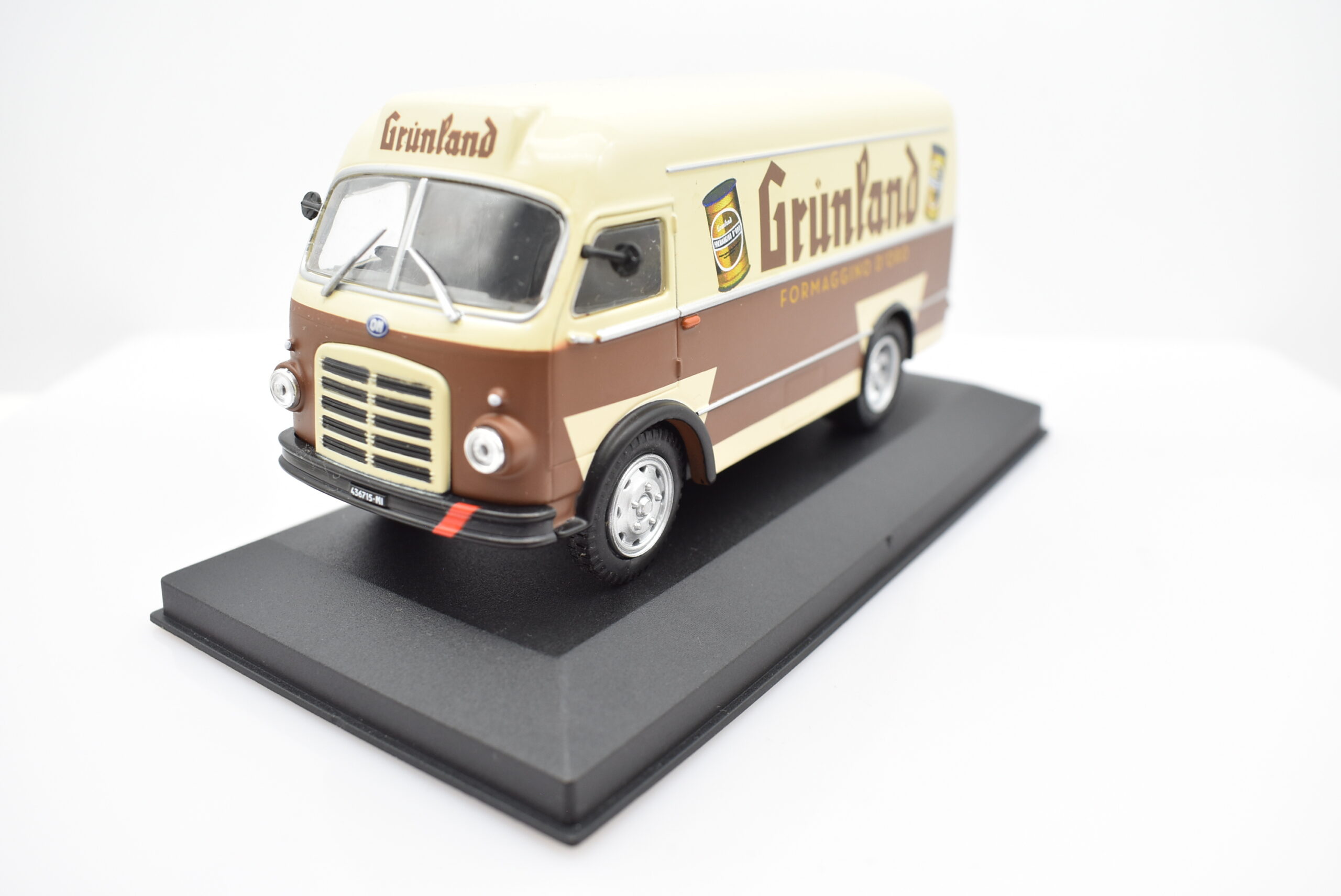 modellini furgone OM LEONCINO GRUNLAND veicoli pubblicitari d'epoca scala 1:43 collezione - Image 3