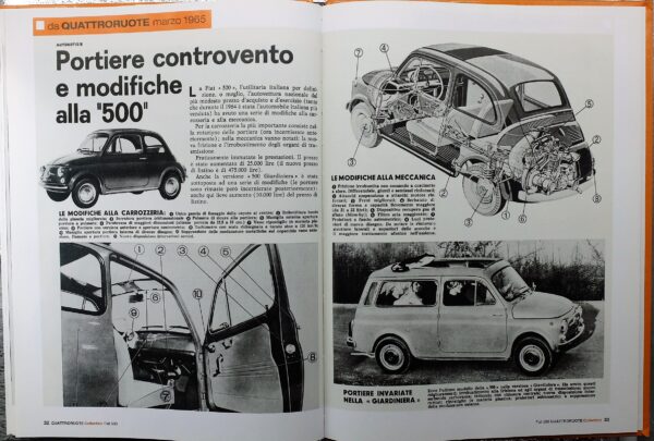 fascicolo Quattroruote Collection FIAT 500 modellino auto 1:24 libro book - Image 7