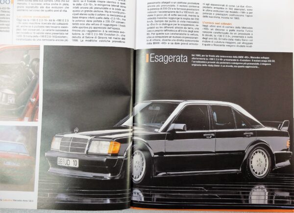 fascicolo Quattroruote Collection MERCEDES BENZ 190E modellino auto 1:24 libro book - Image 9
