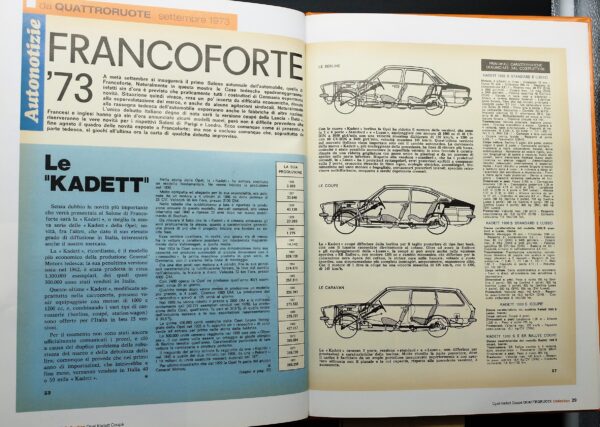 fascicolo Quattroruote Collection OPEL KADETT COUPE modellino auto 1:24 libro book - Image 6