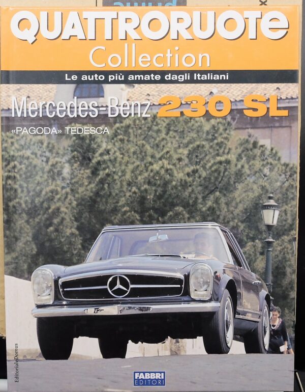 fascicolo Quattroruote Collection MERCEDES BENZ 230 SL modellino auto 1:24 libro book