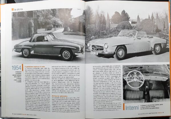fascicolo Quattroruote Collection MERCEDES BENZ 230 SL modellino auto 1:24 libro book - Image 2