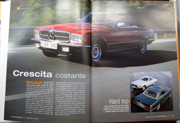 fascicolo Quattroruote Collection MERCEDES BENZ 230 SL modellino auto 1:24 libro book - Image 4