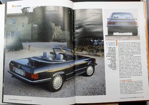 fascicolo Quattroruote Collection MERCEDES BENZ 230 SL modellino auto 1:24 libro book - Image 5