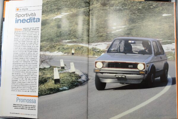 fascicolo Quattroruote Collection VW GOLF 1.6 GTI modellino auto 1:24 libro book - Image 2