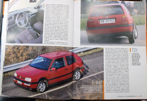 fascicolo Quattroruote Collection VW GOLF 1.6 GTI modellino auto 1:24 libro book - Image 4