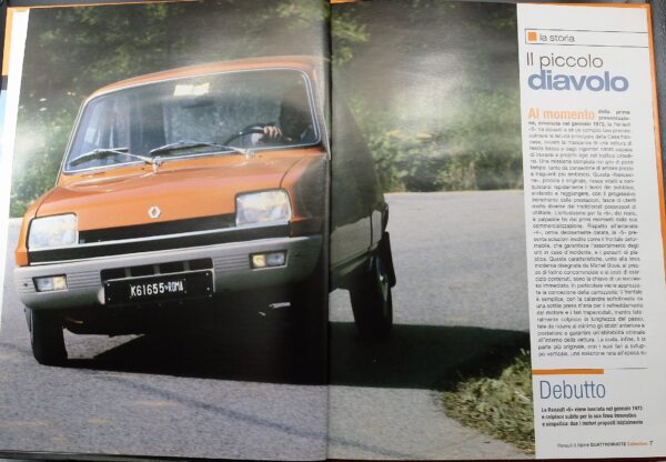 fascicolo Quattroruote Collection RENAULT 5 ALPINE modellino auto 1:24 libro book - Image 2