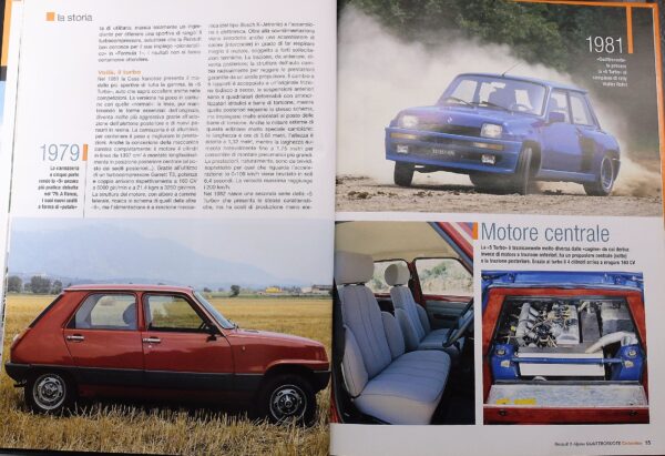 fascicolo Quattroruote Collection RENAULT 5 ALPINE modellino auto 1:24 libro book - Image 4