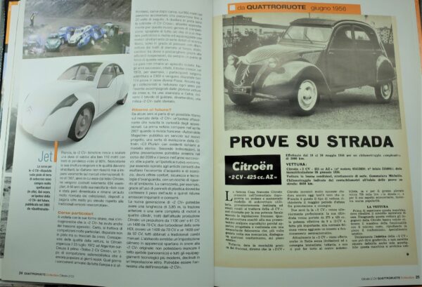fascicolo Quattroruote Collection CITROEN 2 CV modellino auto 1:24 libro book - Image 6