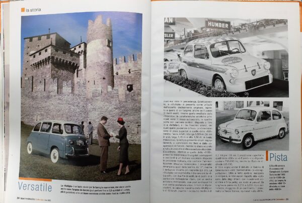 fascicolo Quattroruote Collection FIAT 600 modellino auto 1:24 libro book - Image 5