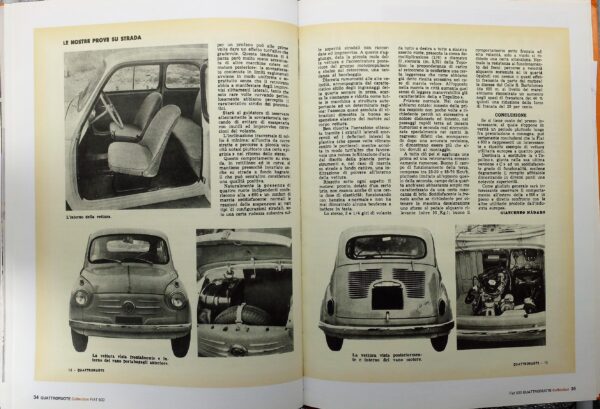 fascicolo Quattroruote Collection FIAT 600 modellino auto 1:24 libro book - Image 7