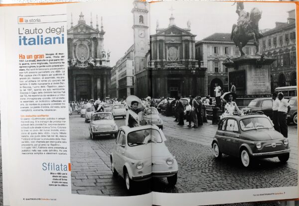 fascicolo Quattroruote Collection FIAT 500 modellino auto 1:24 libro book - Image 2