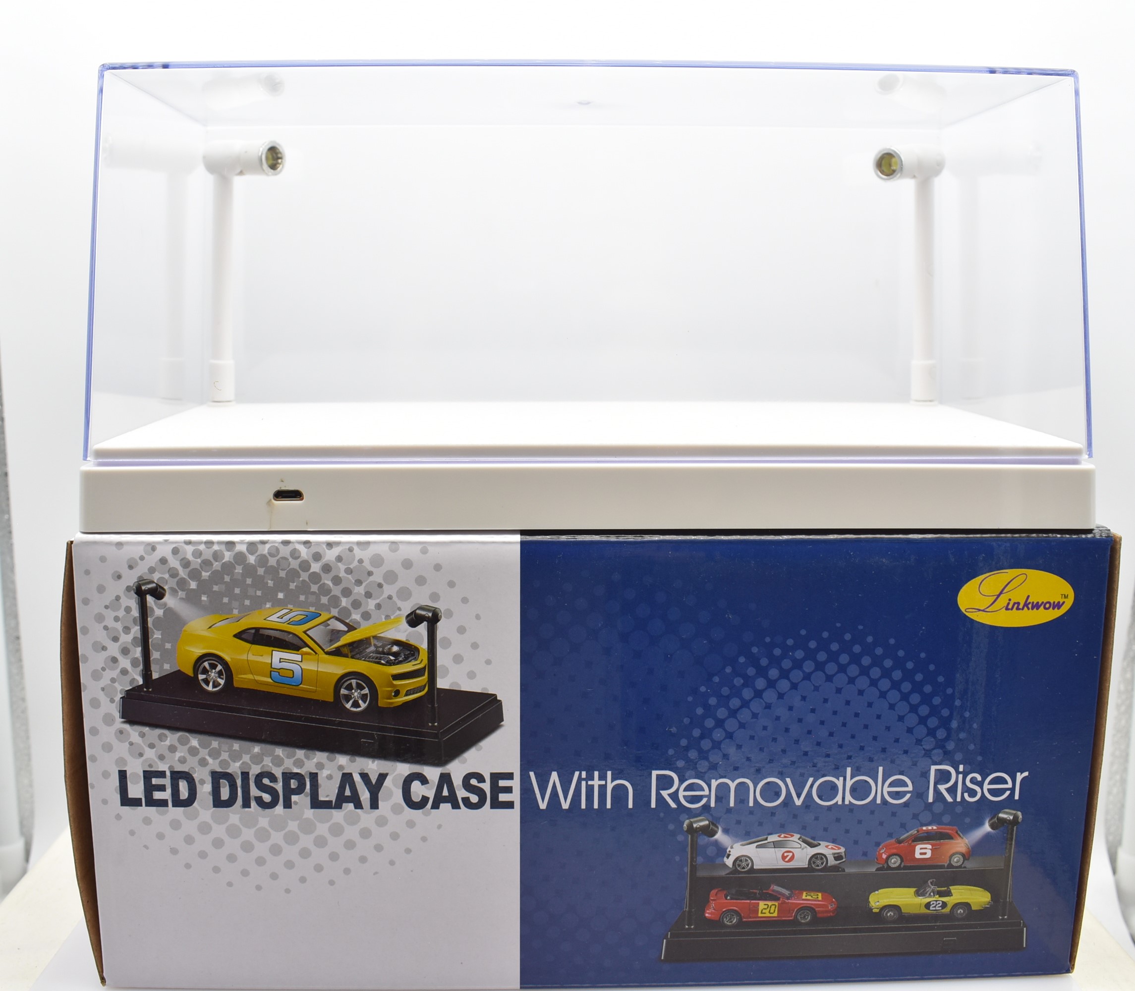 teca box vetrina con led espositore per modellini auto scala 1:24 1:43 showcase - Image 2