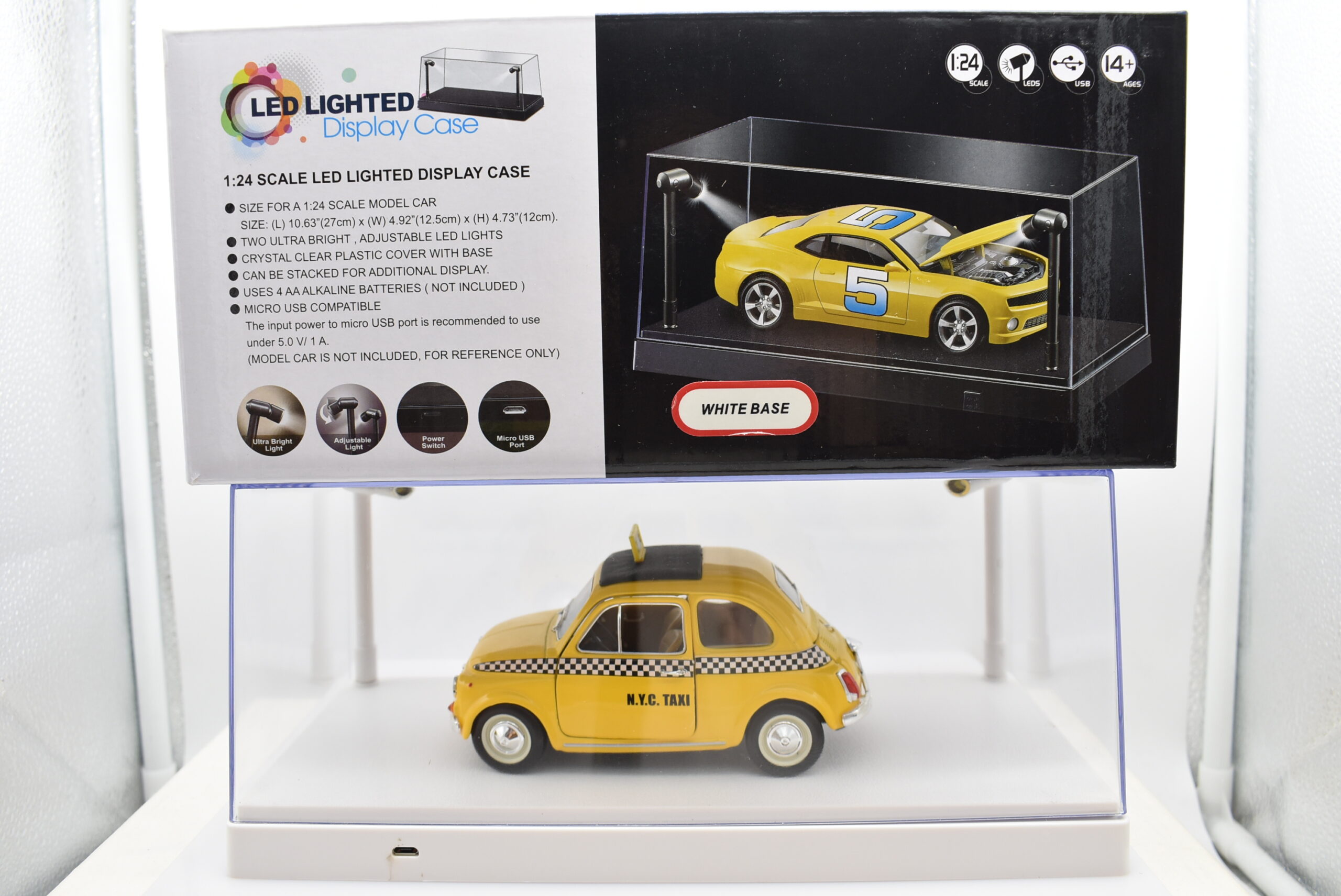 teca box vetrina con led espositore per modellini auto scala 1:24 1:43 showcase - Image 11