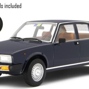 Modellino auto scala 1:18 Laudo Racing  ALFA ROMEO ALFETTA 2.0 L 1978 BLUE modellismo statico collezione