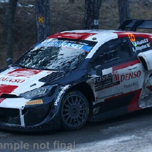 Modellino auto scala 1:43 TOYOTA GR YARIS RALLY MONTE CARLO 2022 modellismo collezione