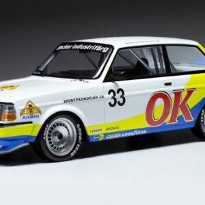 Modellino auto scala 1:18 Ixo VOLVO 240 TURBO OK ETCC ZOLDER 1985 modellismo statico collezione