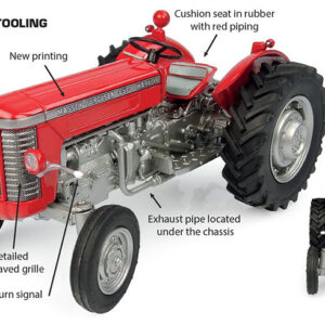Modellino trattore mezzi agricoli Universal Hobbies  MASSEY FERGUSON 65 MK II 1:32 diecast modellismo statico