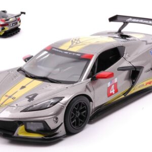 Modellino auto scala 1:24 Burago CHEVROLET CORVETTE C8.R 2020 racing modellismo statico
