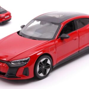 Modellino auto scala 1:24 AUDI e-TRON GT 2022 RED diecast modellismo statico