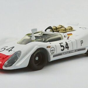 Modellino auto scala 1:43 Best PORSCHE 90802 N.54 6 H BRANDS HATCH 1969 MITTER-SCHUTZ racing modellismo statico