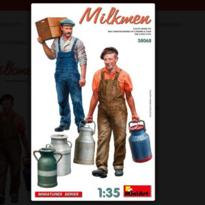 Modellino diorami kit di montaggio Miniart  MILKMEN scala 1:35 modellismo