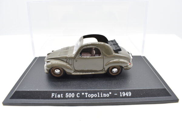modellino auto scala 1:43 FIAT 500 C TOPOLINO diecast collezione da edicola - Image 2