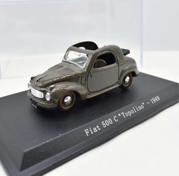 modellino auto scala 1:43 FIAT 500 C TOPOLINO diecast collezione da edicola