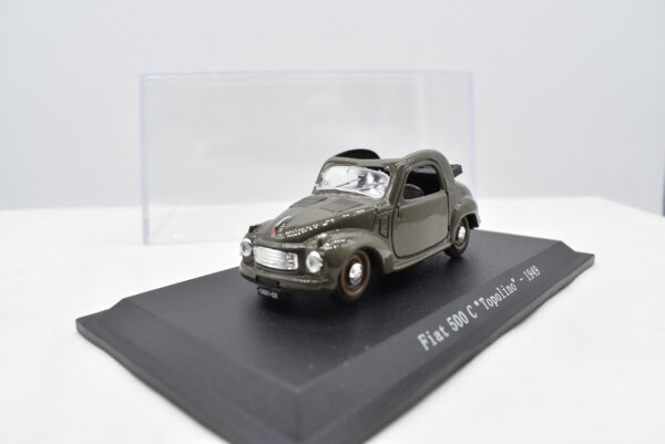 modellino auto scala 1:43 FIAT 500 C TOPOLINO diecast collezione da edicola - Image 6
