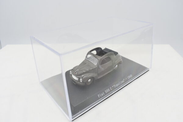 modellino auto scala 1:43 FIAT 500 C TOPOLINO diecast collezione da edicola - Image 7