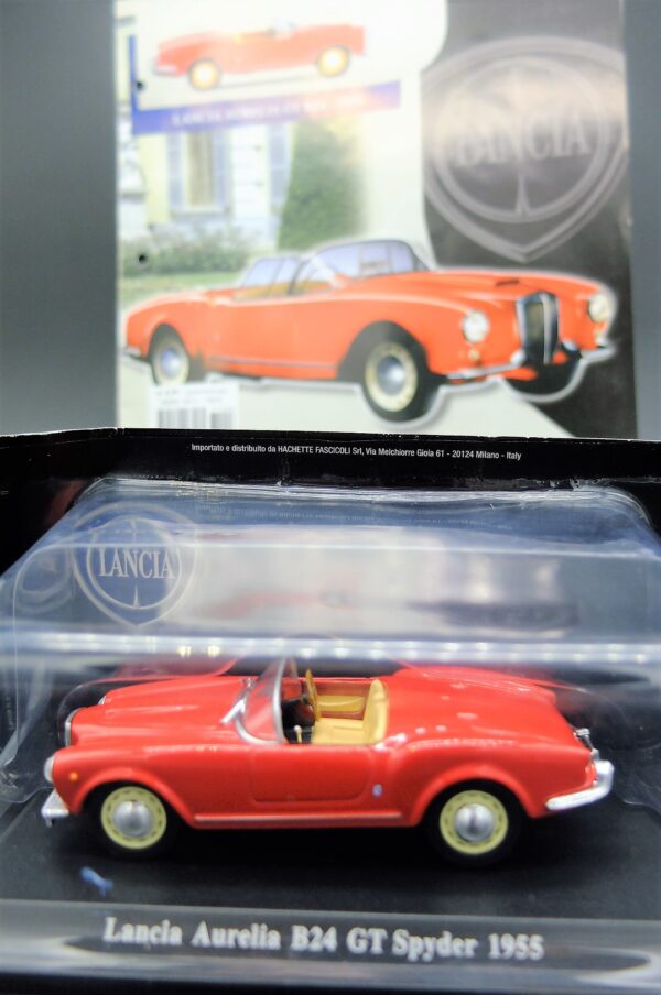 Modellino auto LANCIA AURELIA B24 GT SPYDER scala 1:43 modellismo statico da collezione - Image 7