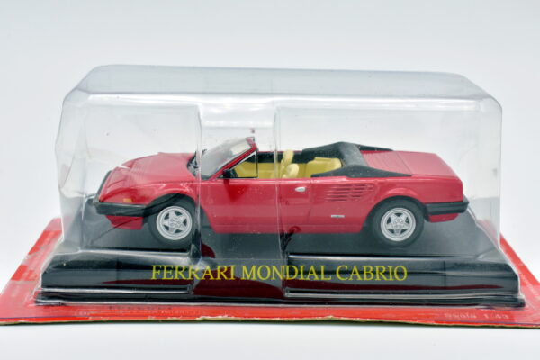 Modellini auto FERRARI MONDIAL CABRO scala 1:43 da collezione edicola ixo modellismo diecast - Image 2