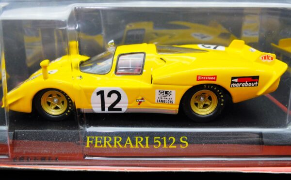 Modellini auto FERRARI 512 S scala 1:43 da collezione edicola ixo modellismo diecast