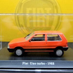 Modellino auto scala 1:43 FIAT UNO TURBO diecast collezione da edicola