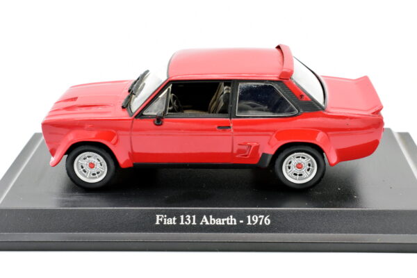 Modellino auto scala 1:43 Fiat 131 Abarth modellismo statico da collezione - Image 3