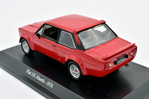 Modellino auto scala 1:43 Fiat 131 Abarth modellismo statico da collezione - Image 5