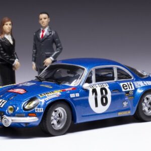 Modellino auto rally scala 1:43 Ixo Model  ALPINE REN.1800 S N.18 WINN.RALLY MONTE C.1973 ANDRUET PETIT modellismo statico collezione