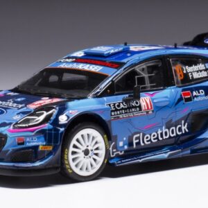 Modellino auto scala 1:43 Ixo FORD PUMA WRC RALLY MONTE CARLO 2022 SERDERIDISMICLOTTE modellismo statico collezione