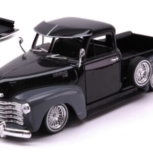 Modellino auto scala 1:24 Welly  CHEVROLET 3100 PICK UP 1953 BLACKGREY 1:24 diecast modellismo statico