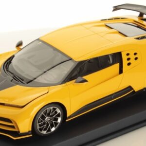 Modellino auto scala 1:18 Looksmart BUGATTI CENTODIECI YELLOW modellismo statico collezione