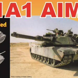 Modellino carri armati TANK model kit di montaggio Dragon M1A1 AIM KIT 1:35